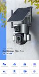 4G Solar PTZ Security Camera AI Human Tracking Dual Lens