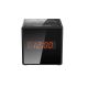 WiFi 4K clock radio hidden camera frontal display with LED time