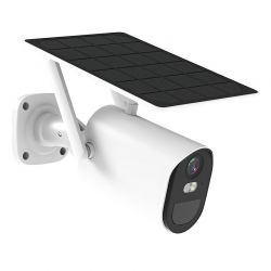 4G solar and battery powered security camera