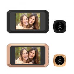 Peephole Smart Door Viewer Motion Video Recorder dual colours