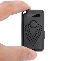 Wifi Audio recorder held between fingers