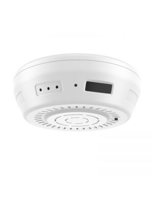 wifi smoke alarm security camera close up view