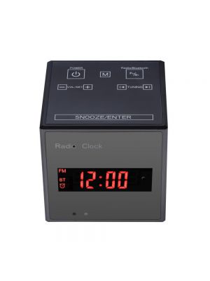 WiFi 960P Digital Clock with Bluetooth Speaker & Security Monitoring frontal view