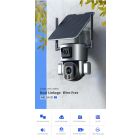 4G Solar PTZ Security Camera AI Human Tracking Dual Lens