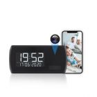 wifi ultra long standby desk clock spy camera depicting a cell phone live view