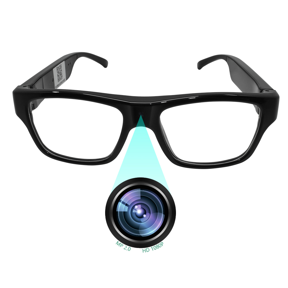 WiFi 1080P HD Spy Cam Glasses Hidden Camera Surveillance
