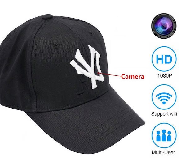 WiFi Baseball Cap Spy Camera | Hidden Camera Surveillance