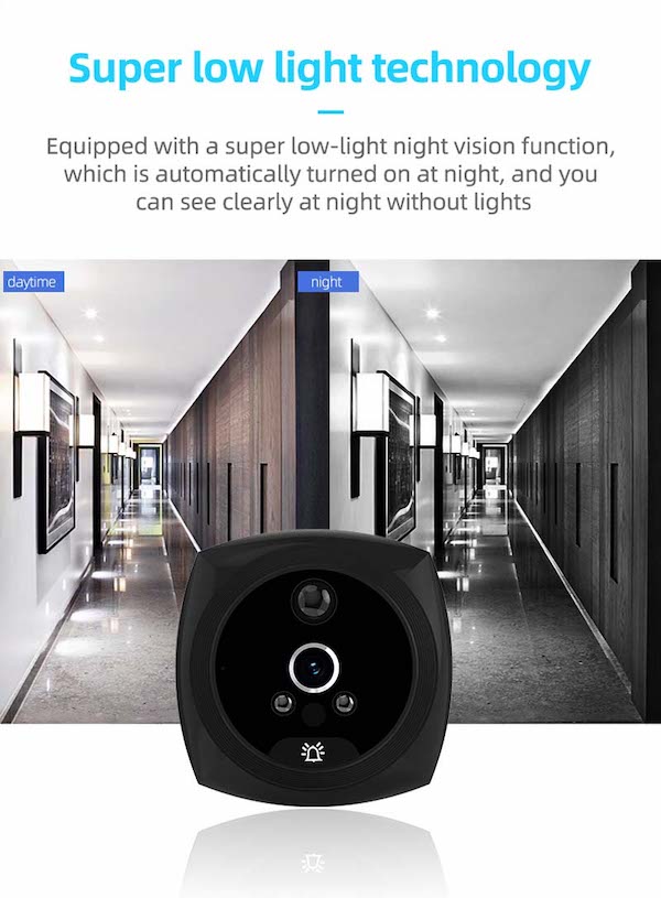 Peephole Smart Door Viewer Motion Video Recorder 28