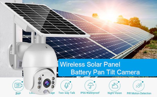 Solar 4g PTZ LED Night Vision Security Camera 4