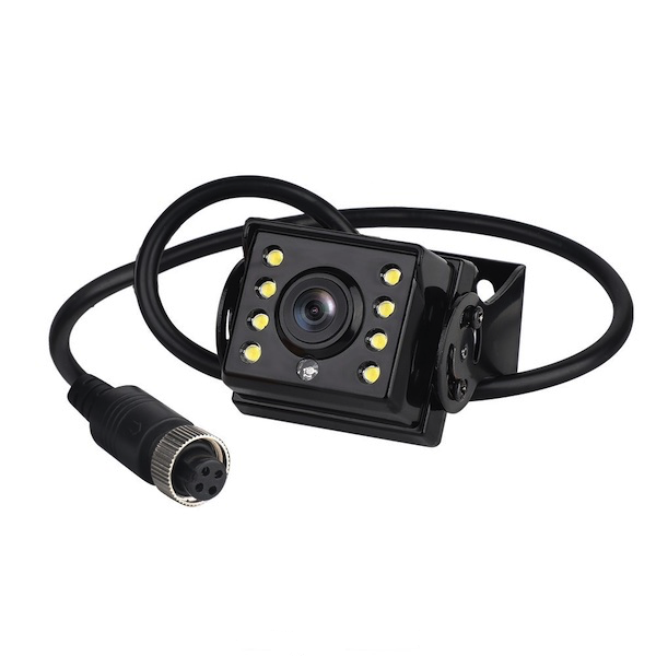 A picture of the CCD-686N vehicle reversing camera with din plug connection. 