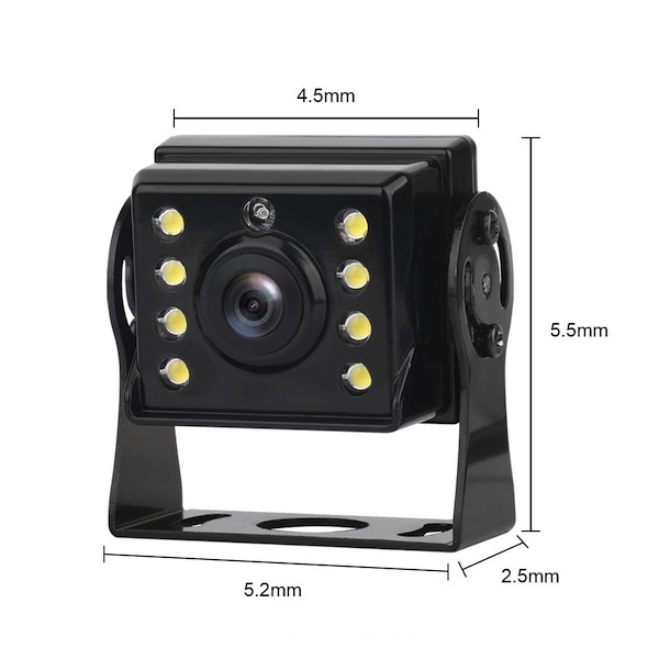 A picture of the CCD-686N vehicle reversing camera dimensions