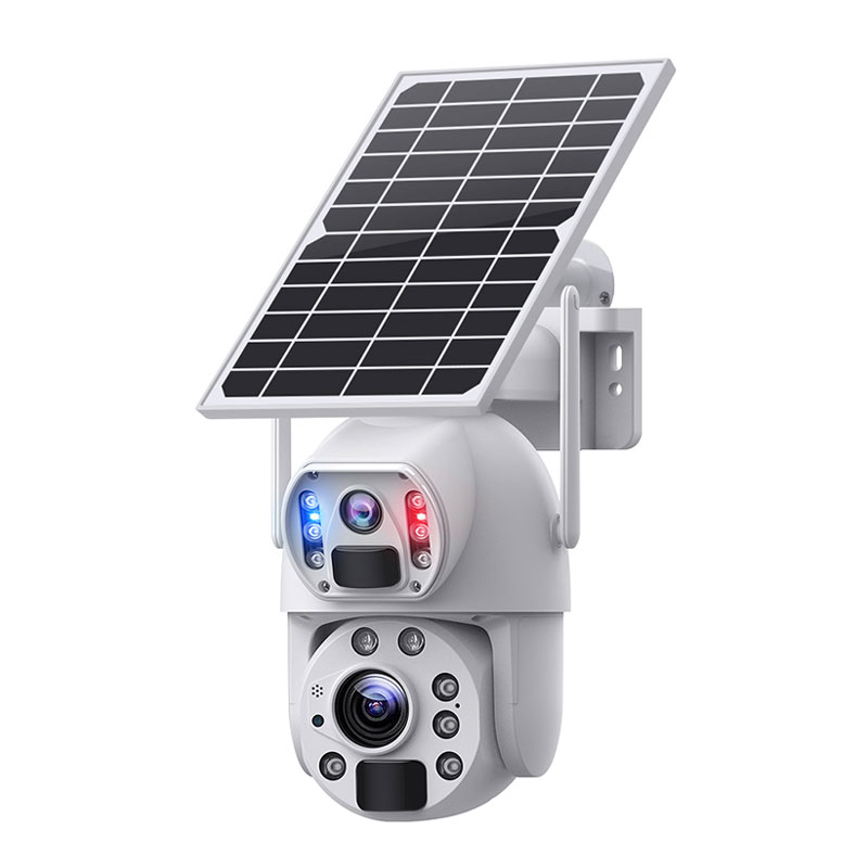 4G Solar Smart Dual Lens white model