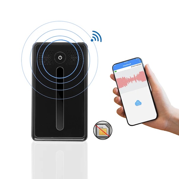 TC27 WiFi Voice Recorder – Wireless Audio, Real-Time Recording, Voice Activated