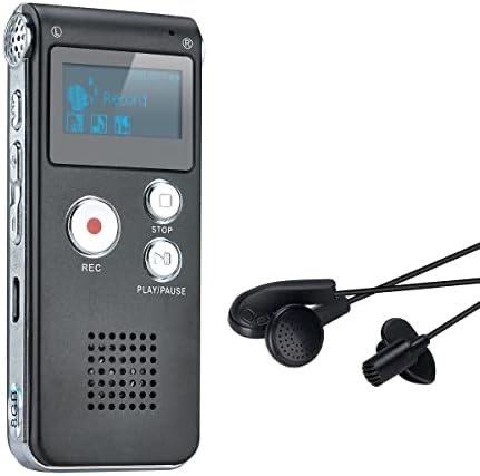 digital voice recorder with ear phones