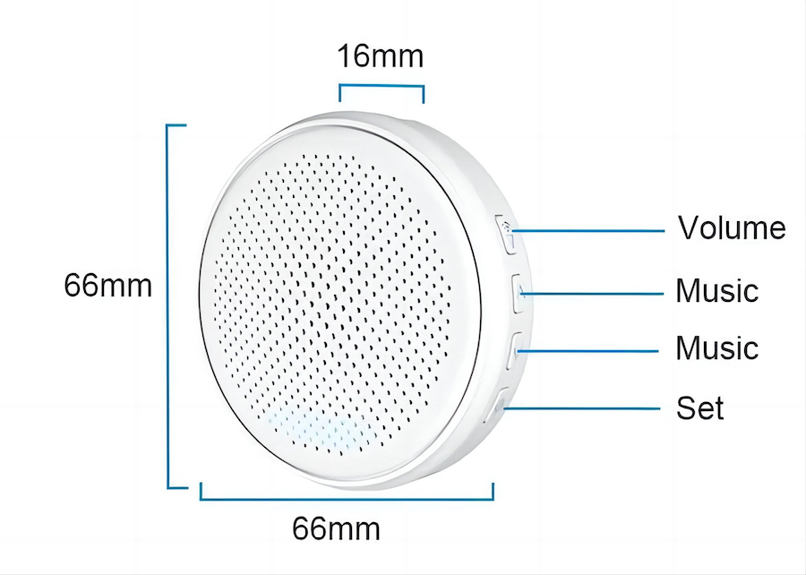 WiFi video doorbell camera chime specifications