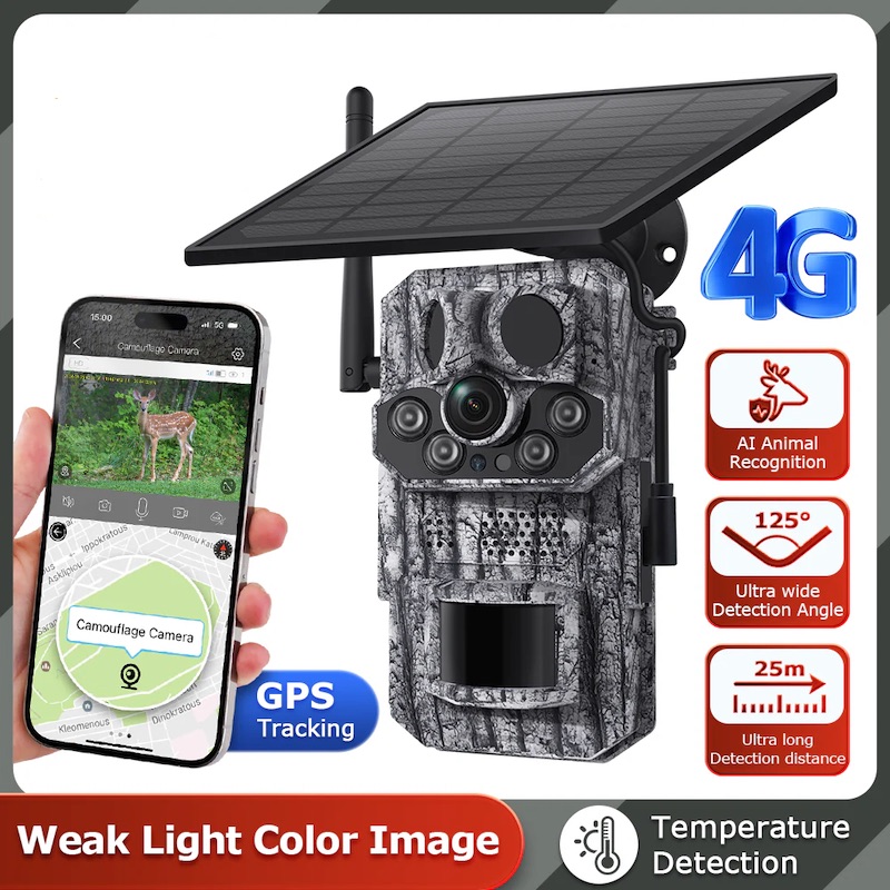4G Pro Outdoor Security Camera functions