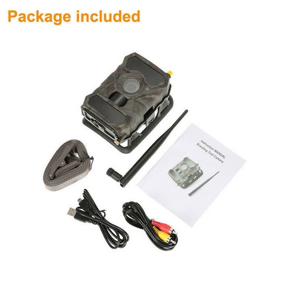 4G pro outdoor security camera package contents