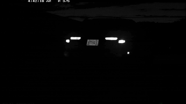 night vision rego plate