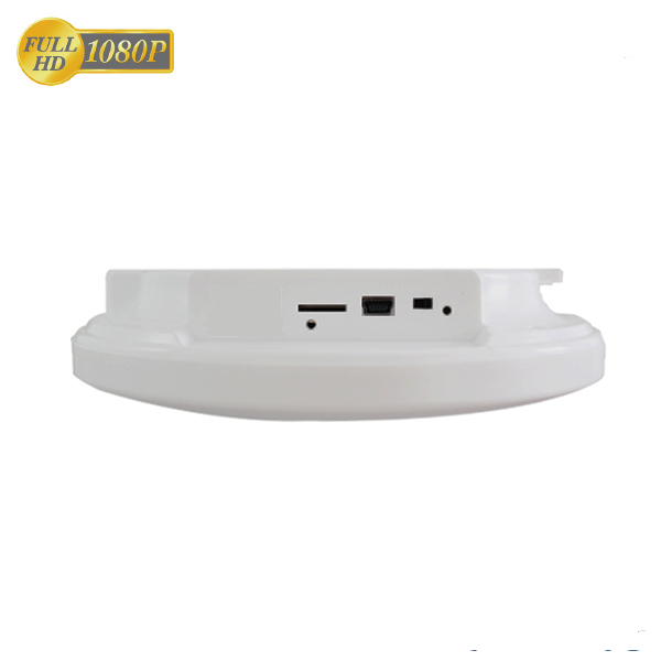 Wall Clock HD Nanny Cam & Motion Recorder side view